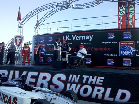 J.K. Vernay and Sam Schmidt 2010 Championship